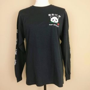 NWT Riot Society | Panda & Rose Long Sleeve Tee